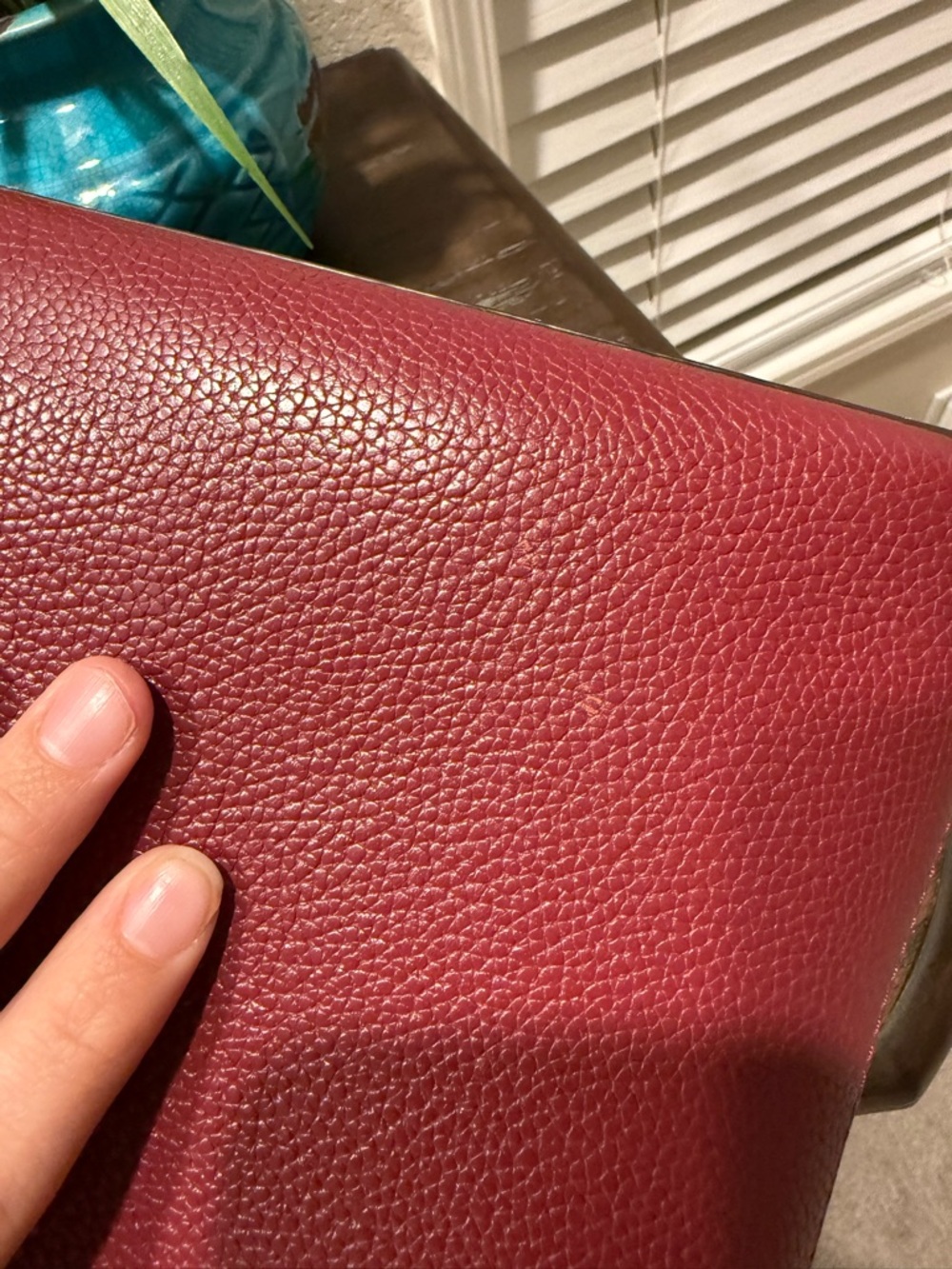 Michael Kors Red Leather Saffiano Tote with Matching Wallet - Picture 3 of 3